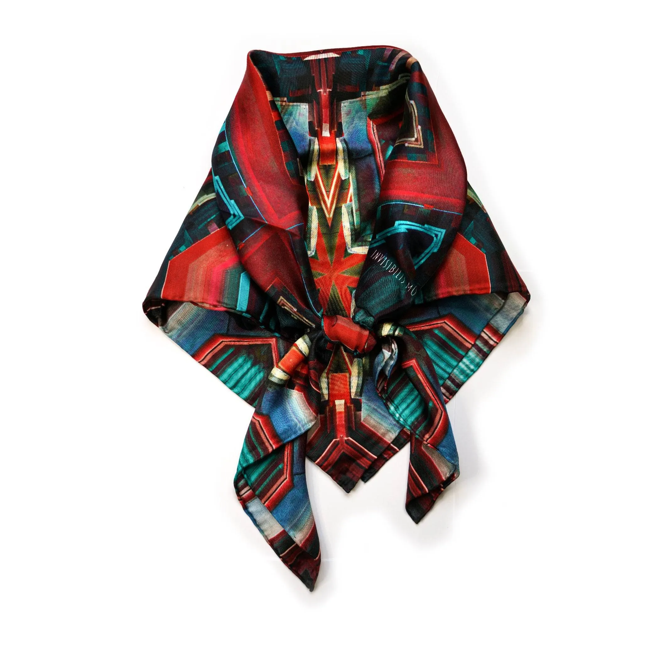 The New Floor series: Tangram Tile ( Award item ) - Premium Silk Scarf 90