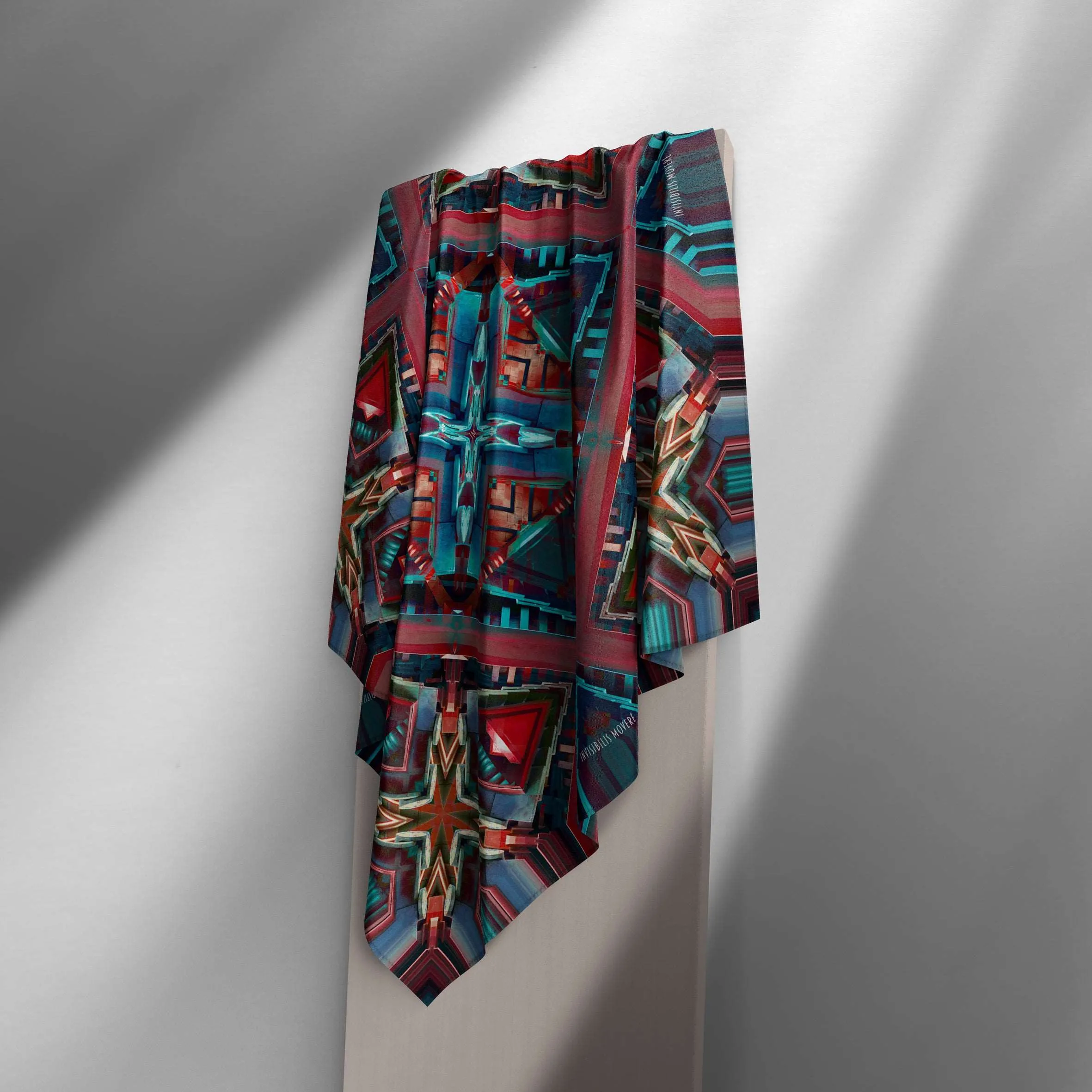 The New Floor series: Tangram Tile ( Award item ) - Premium Silk Scarf 90