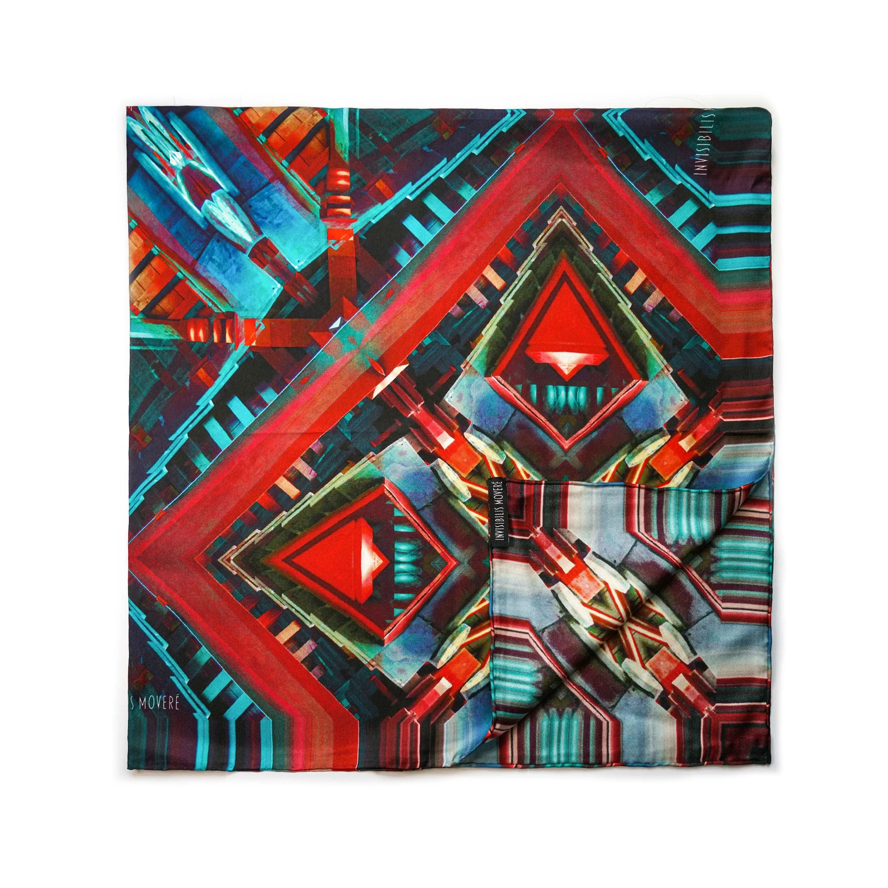 The New Floor series: Tangram Tile ( Award item ) - Premium Silk Scarf 90