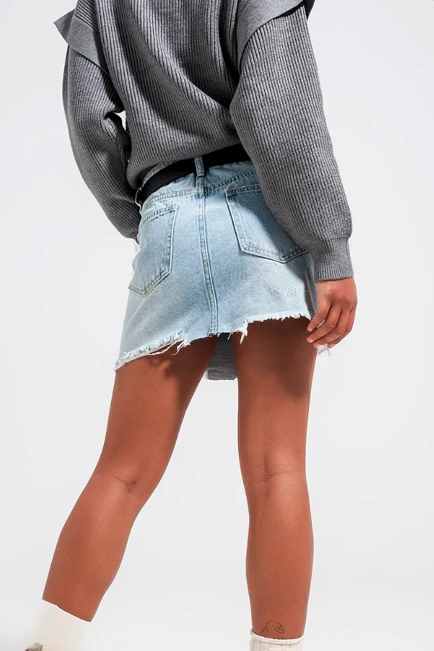 Urban Nights Denim Skirt