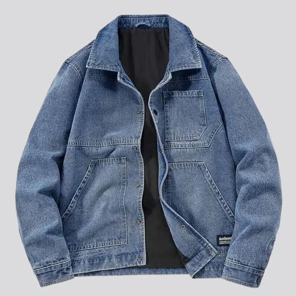 Vintage fashion denim jacket