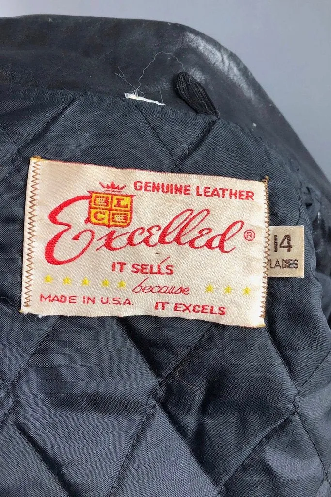 Vintage Leather Motorcycle Jacket