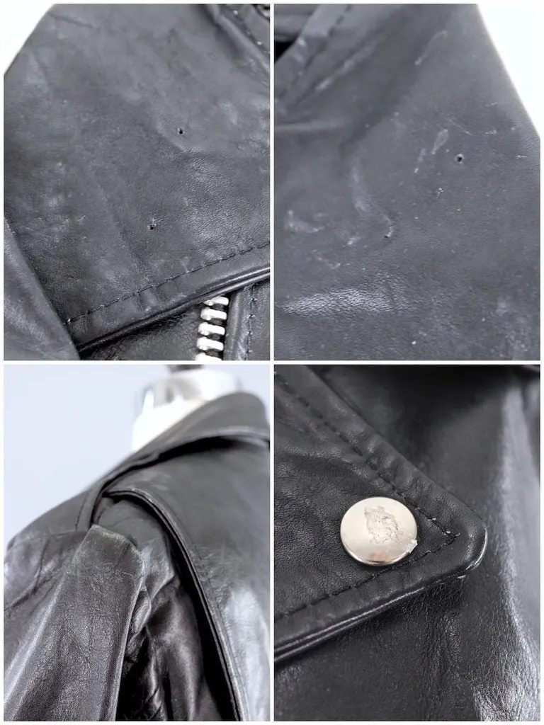 Vintage Leather Motorcycle Jacket