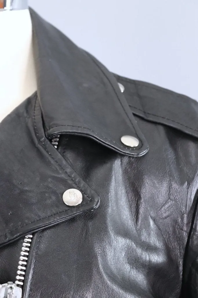 Vintage Leather Motorcycle Jacket