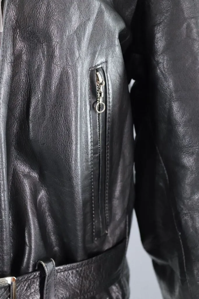 Vintage Leather Motorcycle Jacket