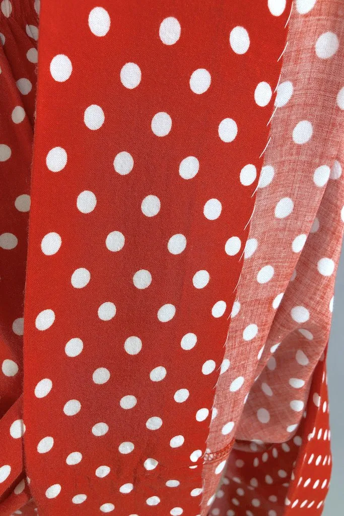 Vintage Red Polka Dot Skirt