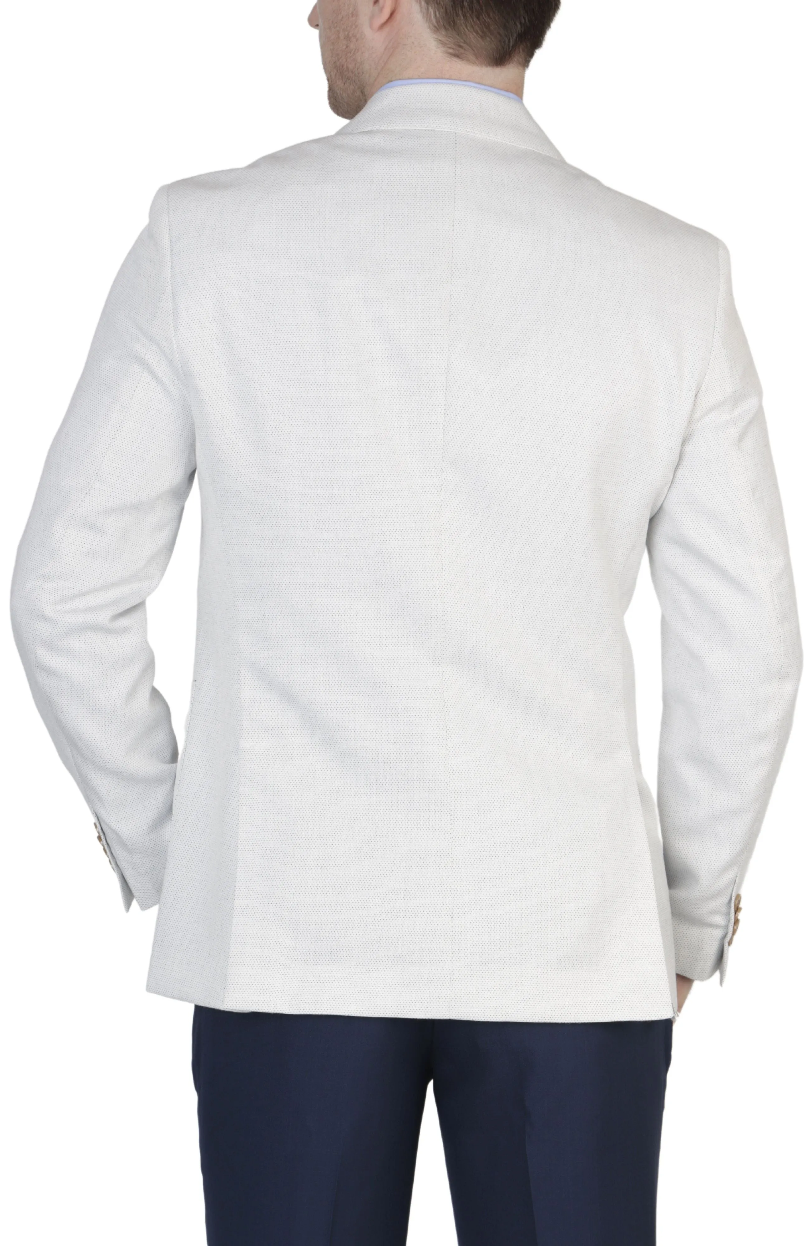 Vista White Nailhead Sport Coat