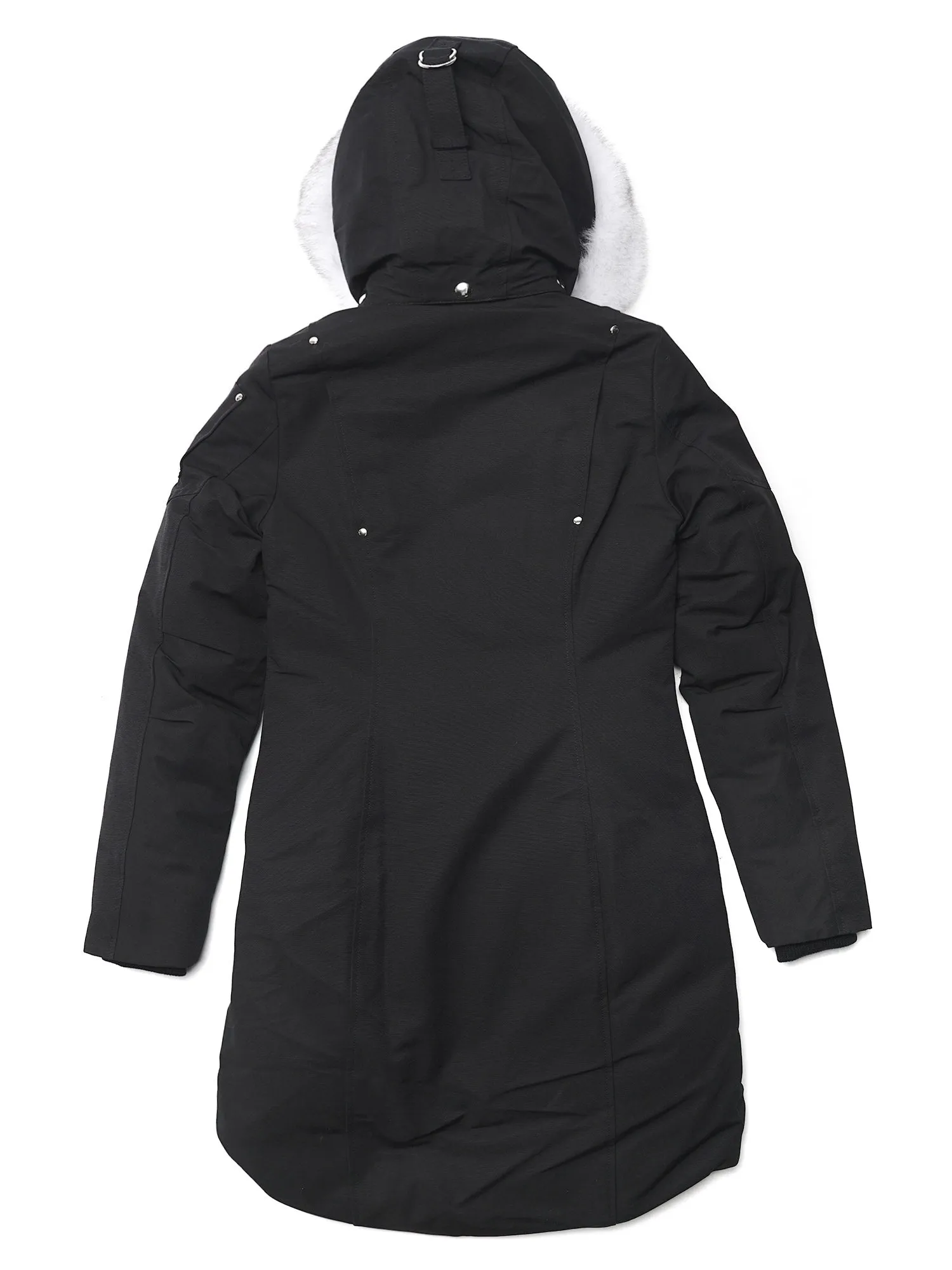 W STIRLING PARKA LDS BLACK NATURAL