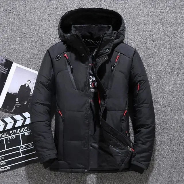 Warm Hooded Thick Polyester Parka