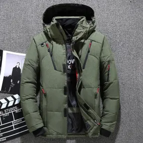 Warm Hooded Thick Polyester Parka