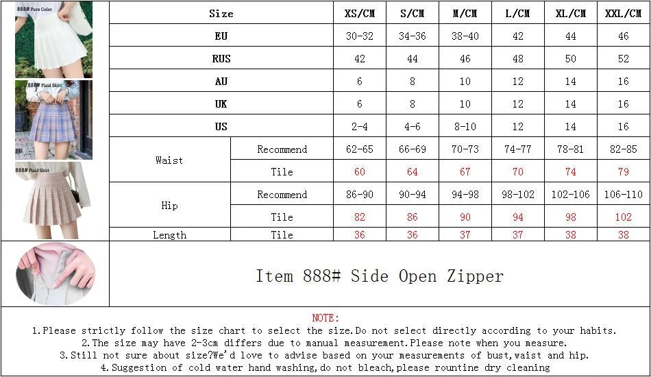 Wjczt High Waist Women&#39;s Skirts Y2k Skirt Summer Sweet Mini Skirt Korean Plaid Skirt Short Pant Pleated Skirt School Dance Skirt