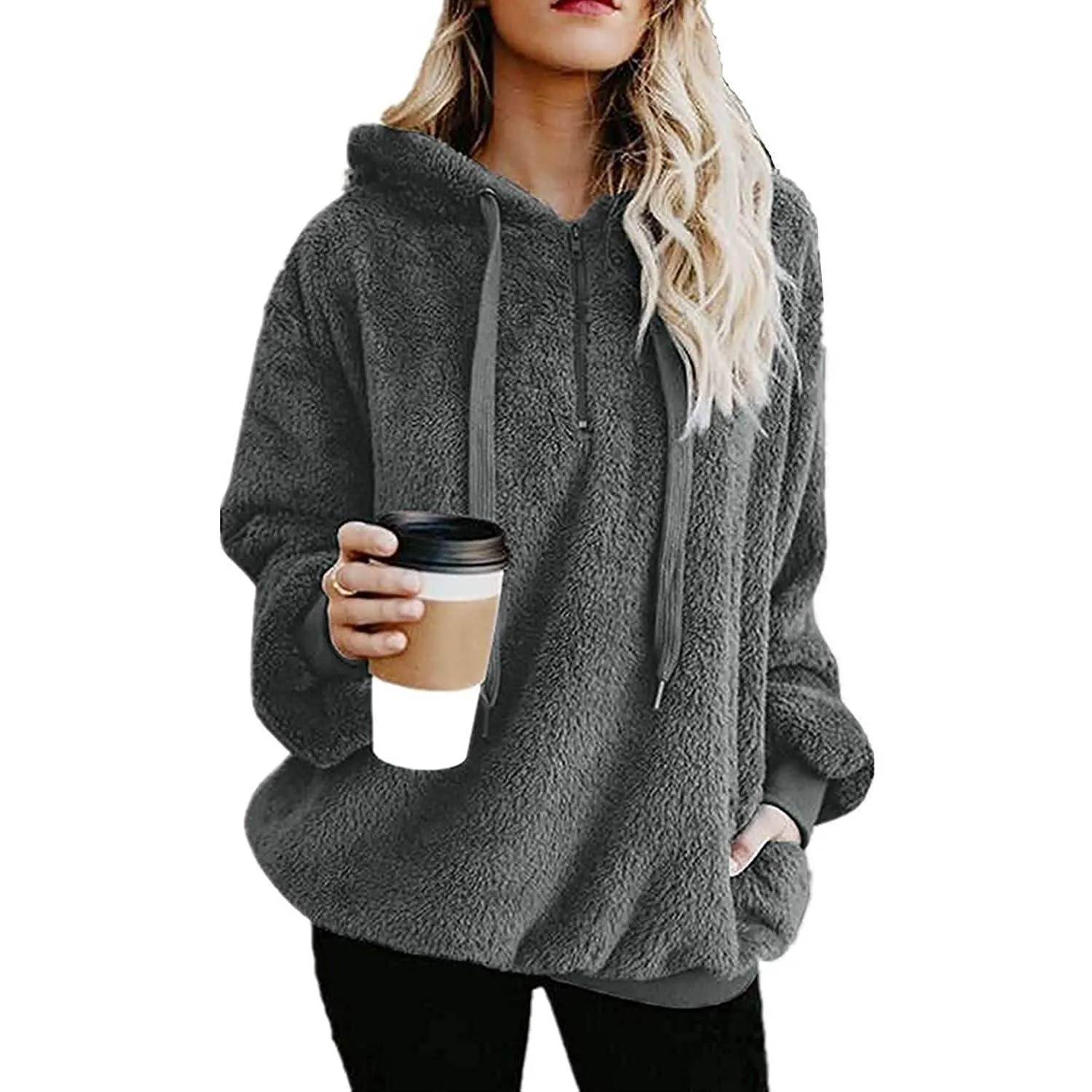 Women's Oversized Fleece Hoodie