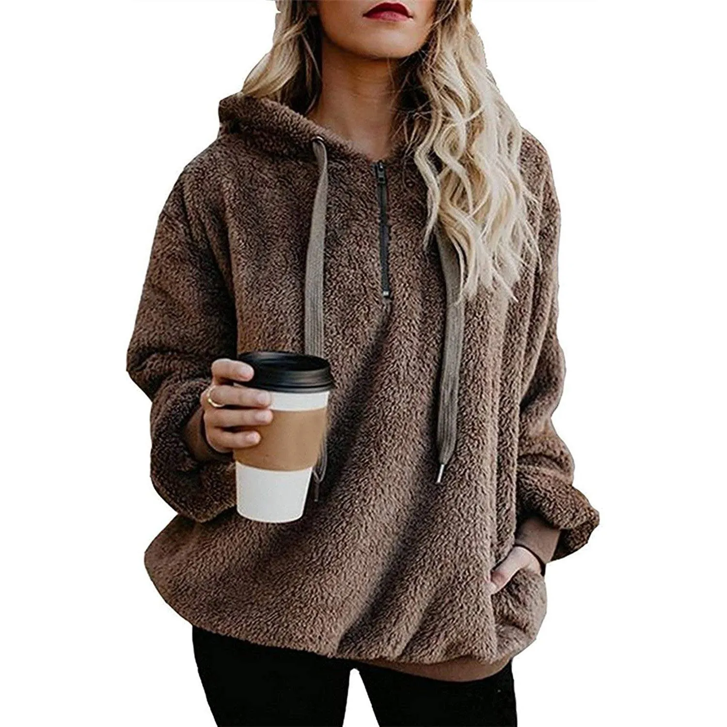 Women's Oversized Fleece Hoodie