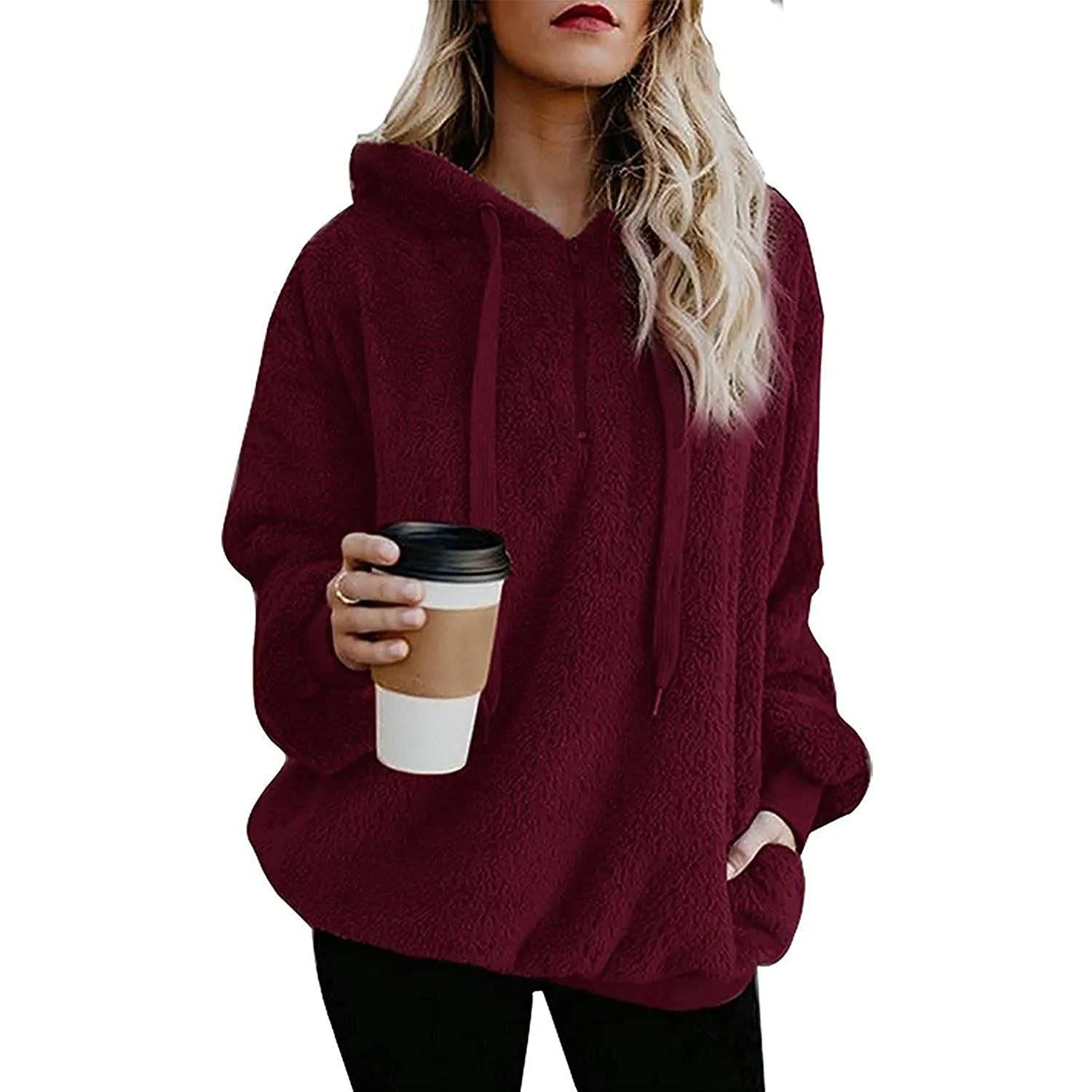 Women's Oversized Fleece Hoodie