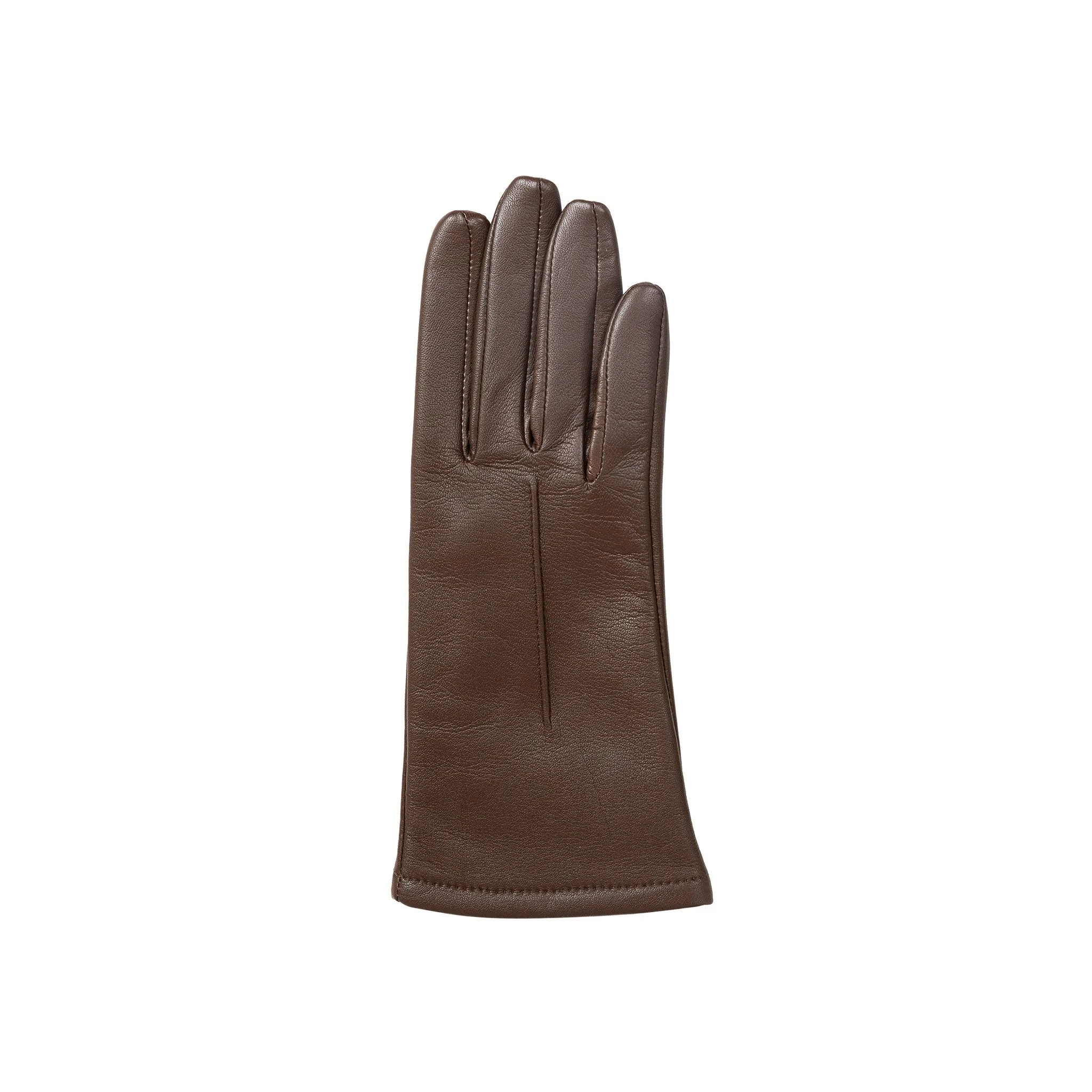 Women's Single-Point Lined Leather Gloves