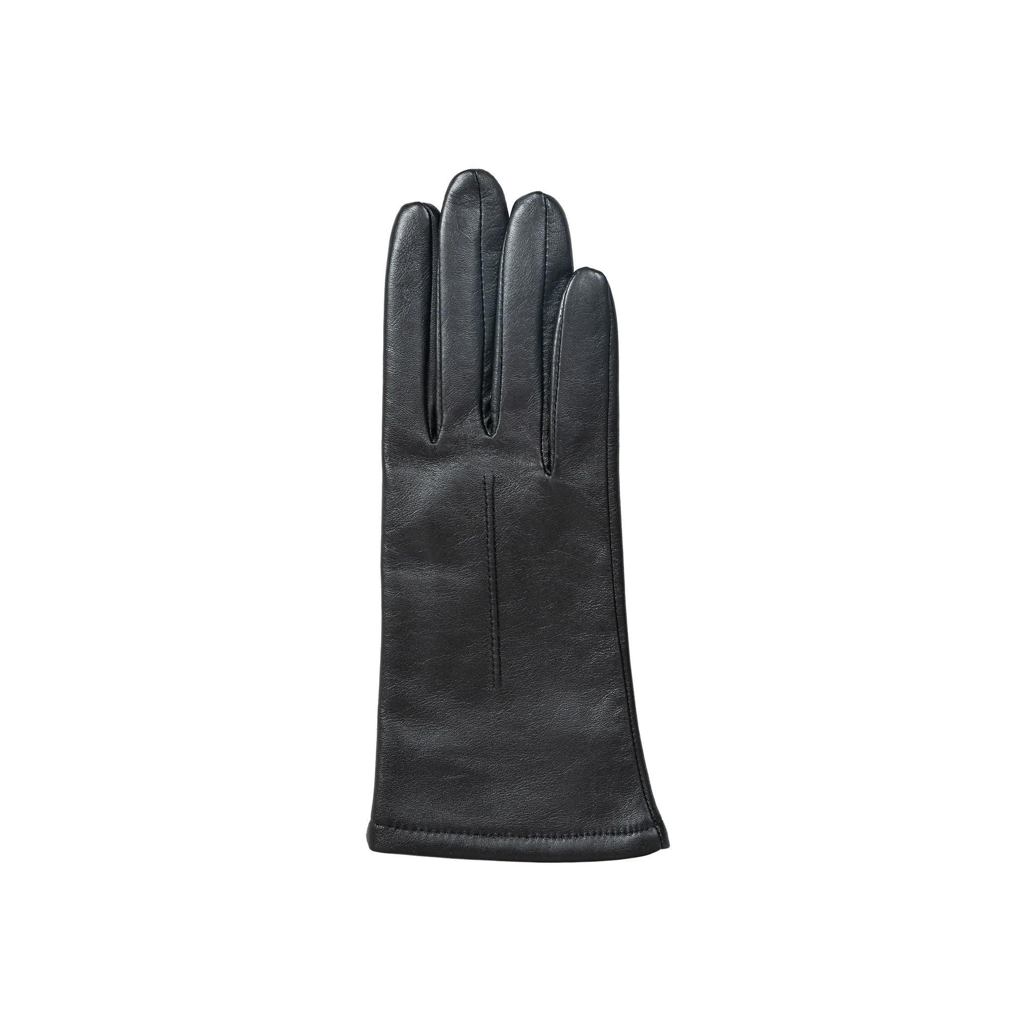 Women's Single-Point Lined Leather Gloves