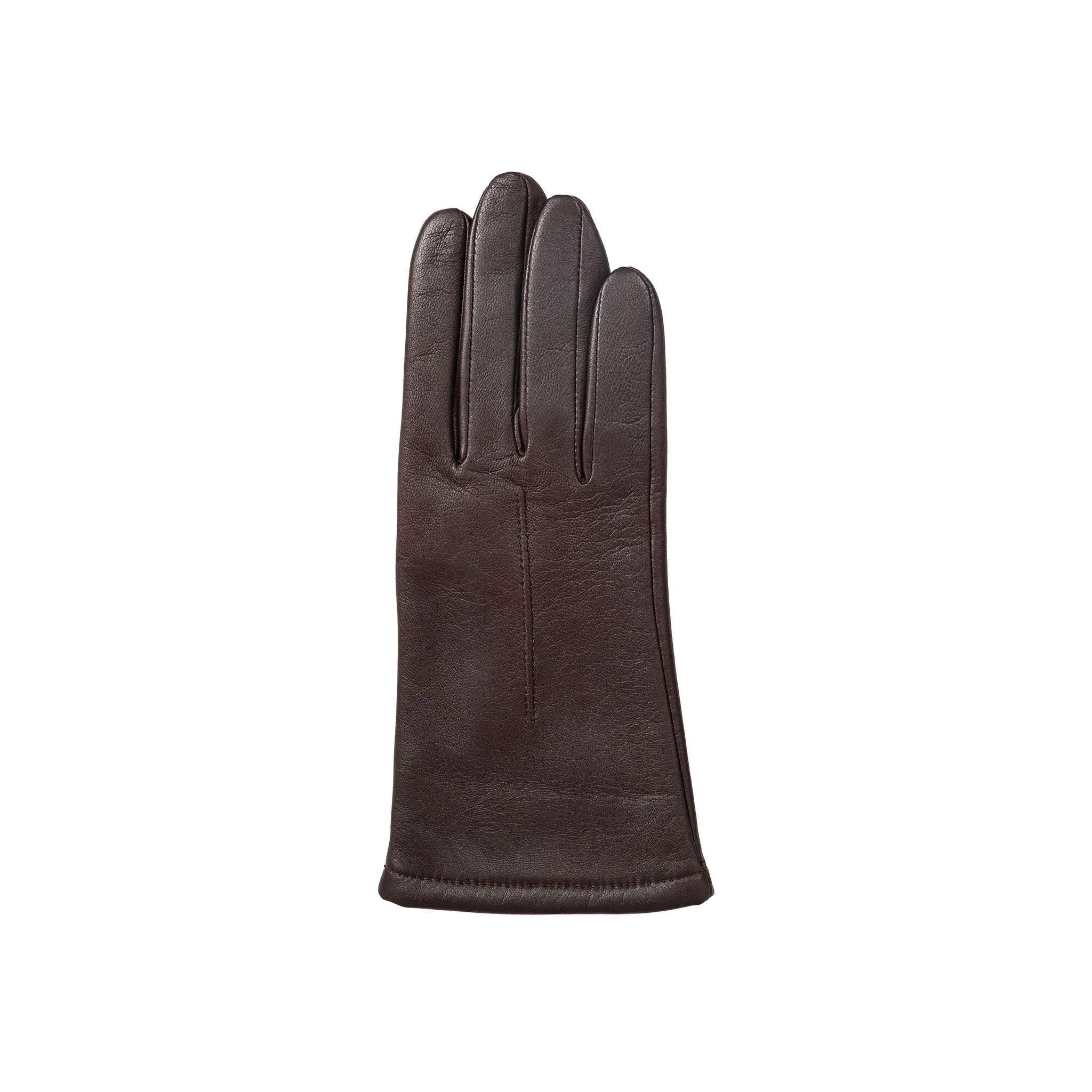 Women's Single-Point Lined Leather Gloves