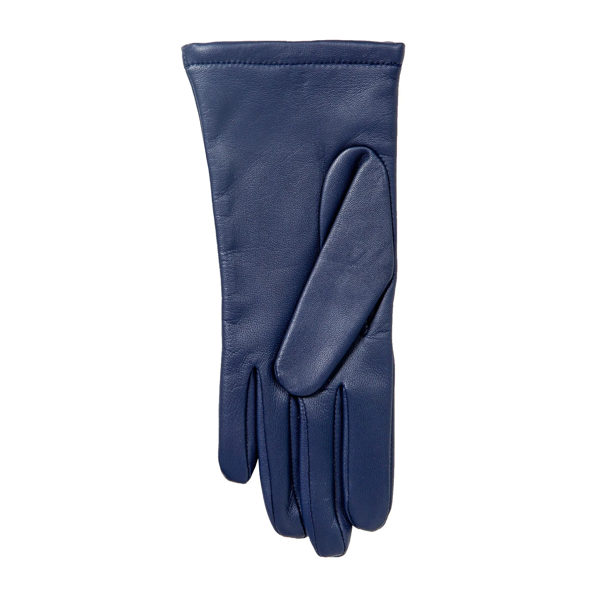 Women's Single-Point Lined Leather Gloves