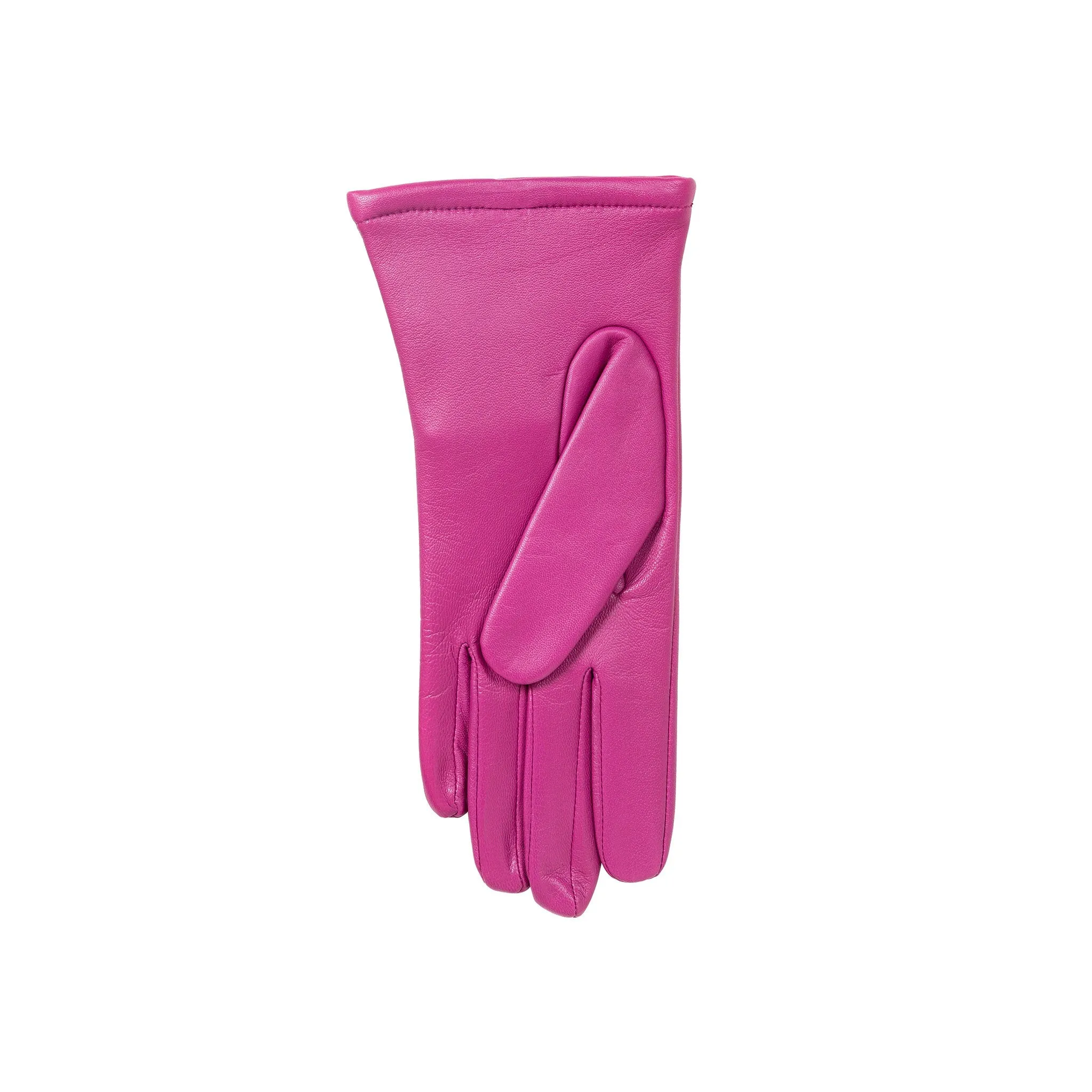 Women's Single-Point Lined Leather Gloves