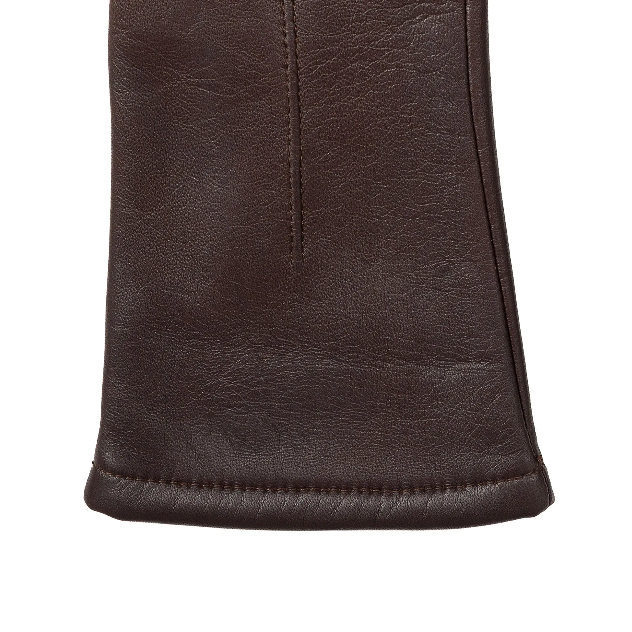 Women's Single-Point Lined Leather Gloves