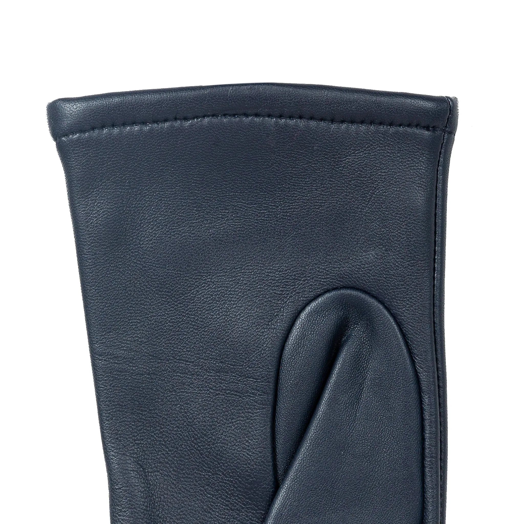 Women's Single-Point Lined Leather Gloves