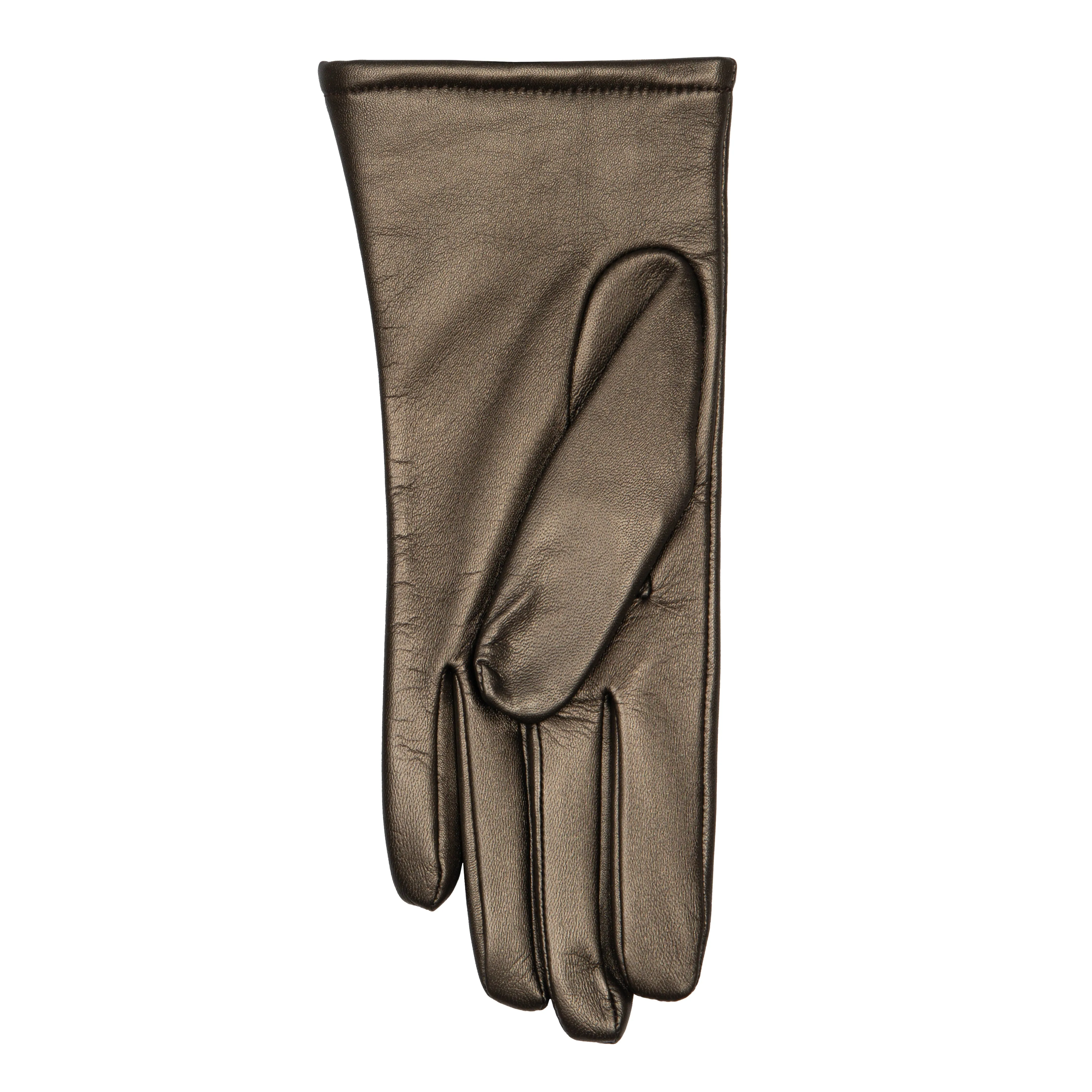 Women's Single-Point Lined Leather Gloves