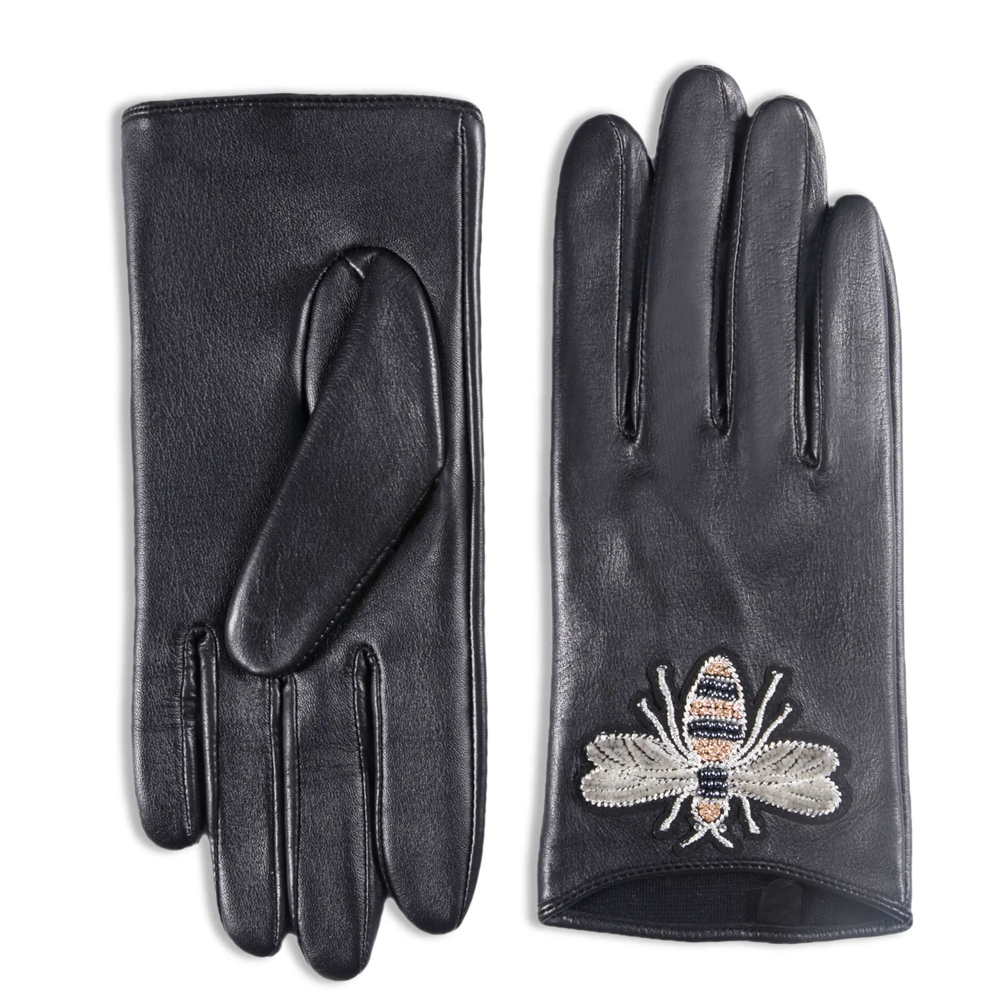 YISEVEN Women Touchscreen Sheepskin Leather Gloves