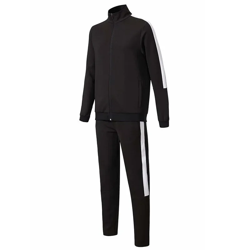 Youth Running Jackets Pants Set Women & Men Blank Tracksuits Football Basketball Training Suit Home Jogging Outdoor Sportswear